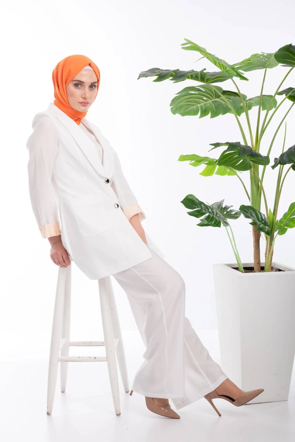 SPOR DİKİŞLİ PANTOLON - EKRU
