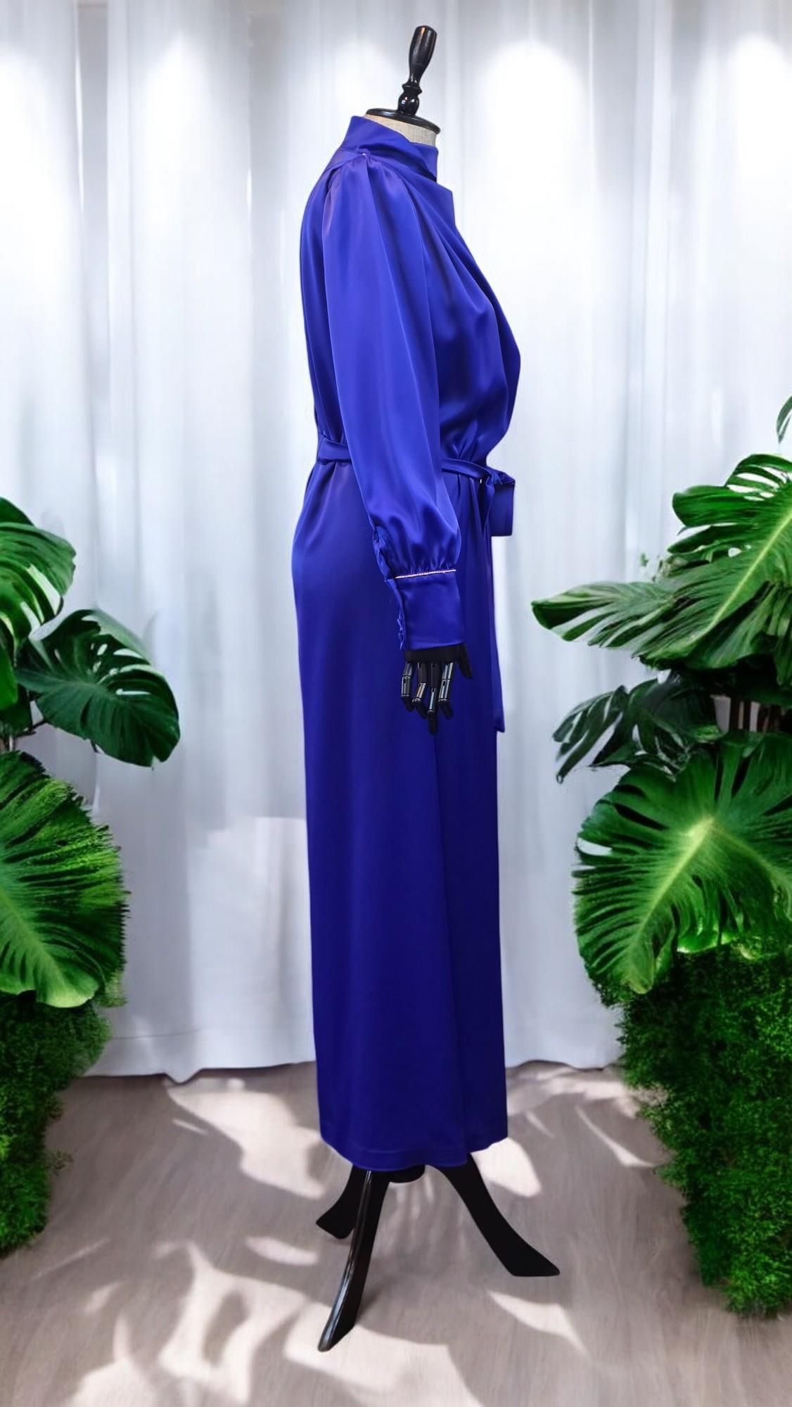 ZARA SATEN ELBİSE - SAKS
