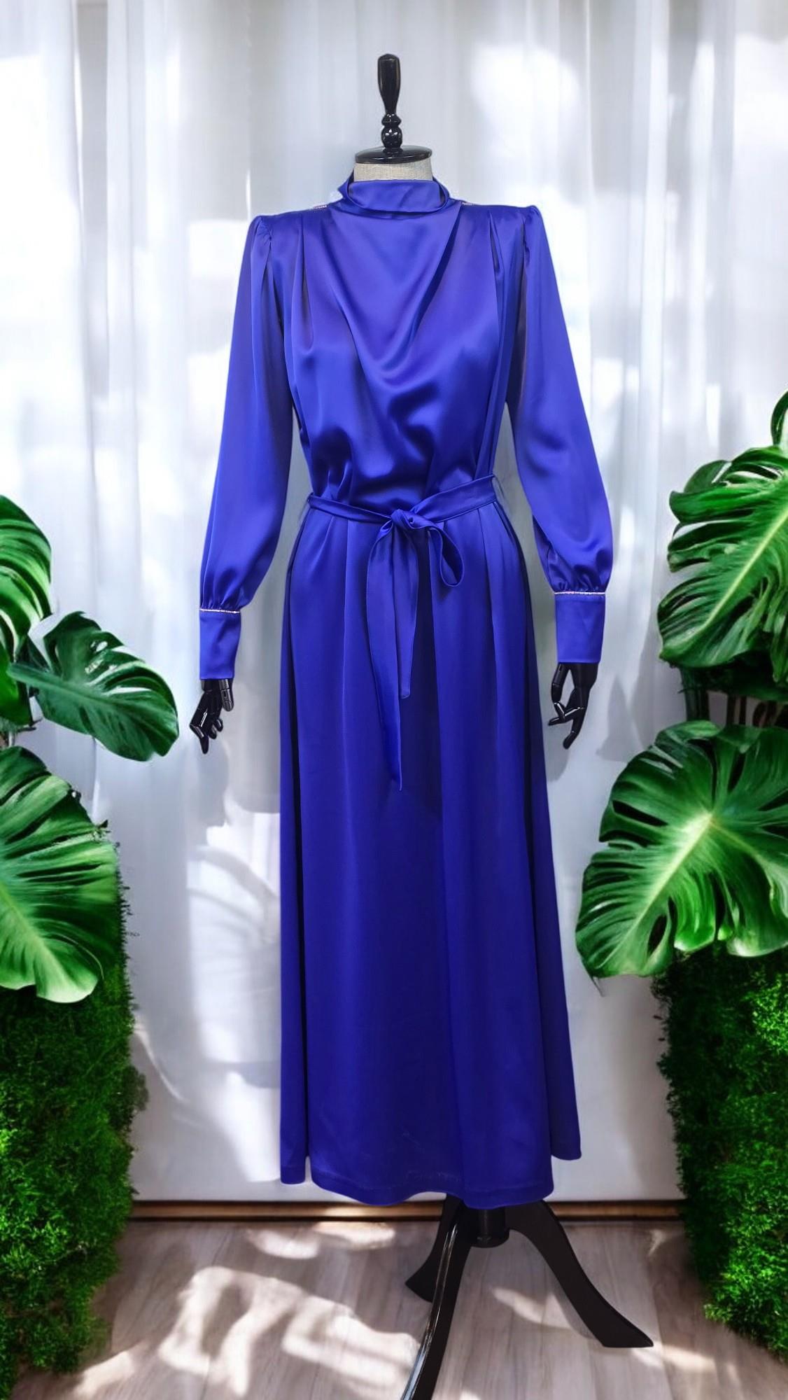 ZARA SATEN ELBİSE - SAKS