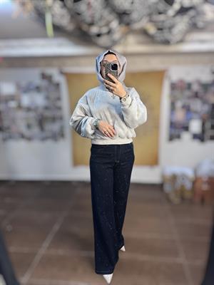 25YGSPNT8778/Ghisa Kot Pantolon - Mavi