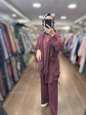25YGSTKM3930/Ghisa Üçlü Takım - Bordo