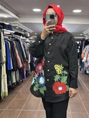 25YGSTNK4036/Ghisa Tunik-Siyah