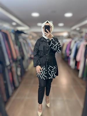 25YGSTNK4941/Ghisa Tunik - Sİyah
