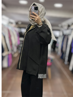 26KGSCKT3299/Ghisa Ceket - SİYAH