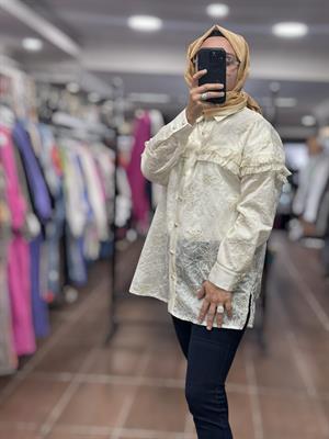 26KGSTNK3211/Ghisa Tunik - EKRU