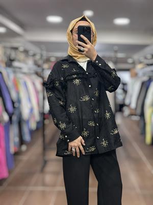26KGSTNK3211/Ghisa Tunik - SİYAH