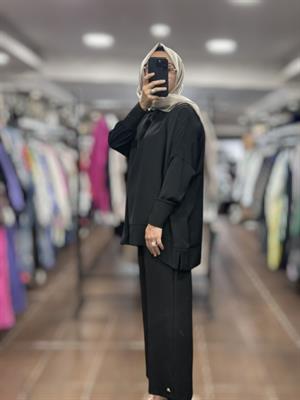 26KGSTNK4831/Ghisa Tunik - SİYAH