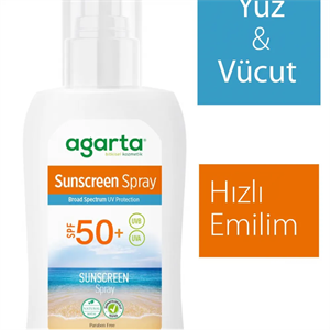 AGARTA DOĞAL GÜNEŞ SPREYİ 150 ML