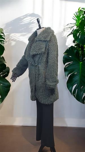 ÇİFT YAKALI SHEEP KAP - HAKİ