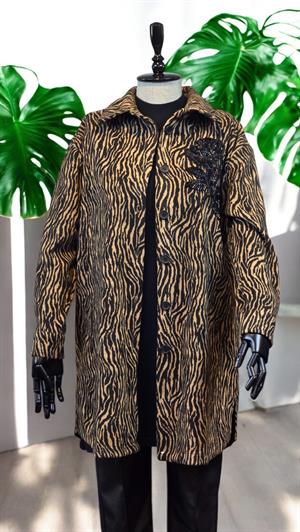 FG 2640 ZEBRA DESEN KAP - CAMEL