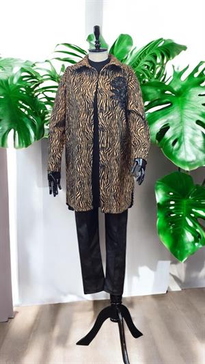 FG 2640 ZEBRA DESEN KAP - CAMEL