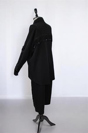 Ghisa Cep Detaylı Tunik Pantolon - Siyah