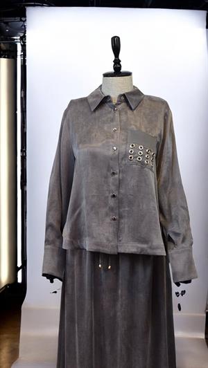 Ghisa İkili Takım - Gri