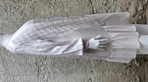Ghisa Şifon Detaylı Tunik - Bej