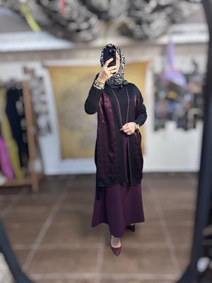 Ghisa Triko Etek - Bordo