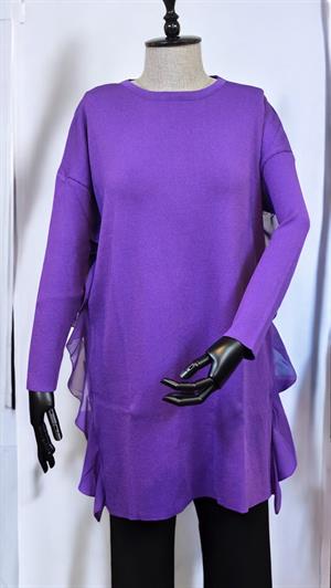 Ghisa Triko Tunik - Mor