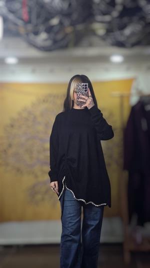 Ghisa Triko Tunik - Siyah