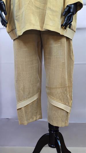 Ghisa Tunik Pantolon Takım - Hardal