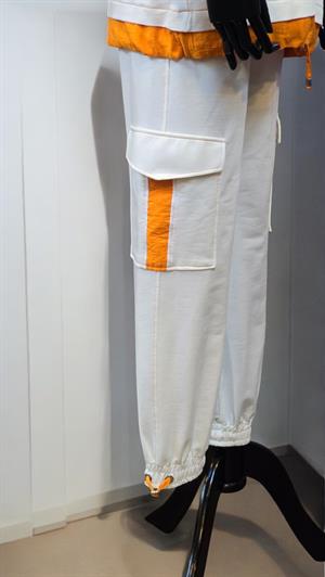 İKİ İPLİK SPOR KAPŞONLU 2 Lİ TAKIM EKRU/ORANJ