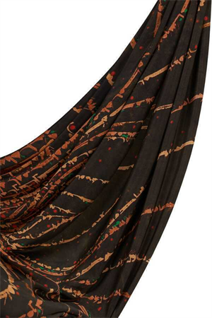 İmannoor Alev Yosun Yeşili İpek Eşarp 130x130