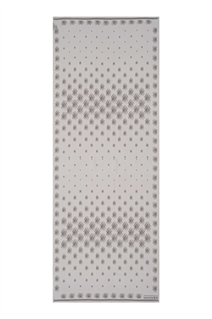 İmannoor Damlalar Gri Krep İpek Şal 80x210