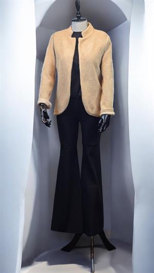 İTALY ANGORA CEKET - CAMEL