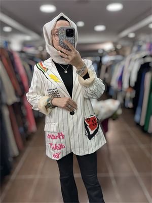 İTALY BLAZER CEKET - KREM