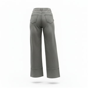 İTALY E5357 ÇİFT PAÇALI KOT PANTOLON - GRİ