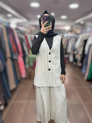 KAHMA KHM25Y11158 PANTOLON - EKRU