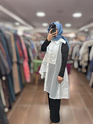 KAHMA KHM25Y24150 YELEK - BEYAZ