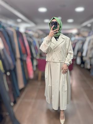KAHMA KHM25Y25155 BOMBER CEKET - BEJ