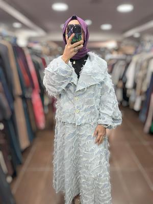 KAHMA KHM25Y25157 CEKET - MAVİ