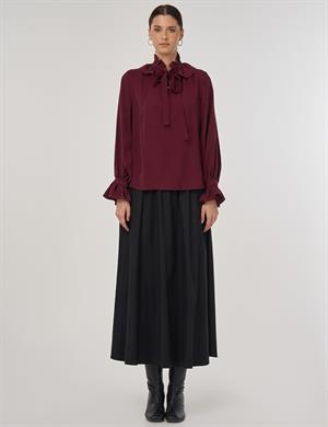 KAYRA KA-A25-10011 BLUZ - BORDO