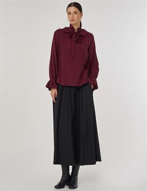 KAYRA KA-A25-10011 BLUZ - BORDO