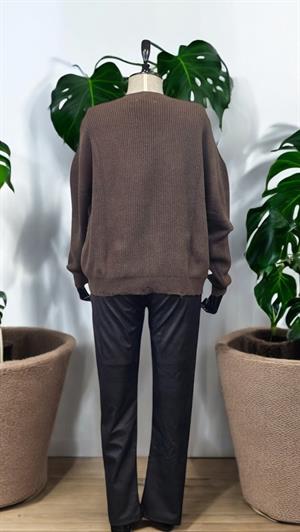 KB-9061 SHIRT - KAHVE