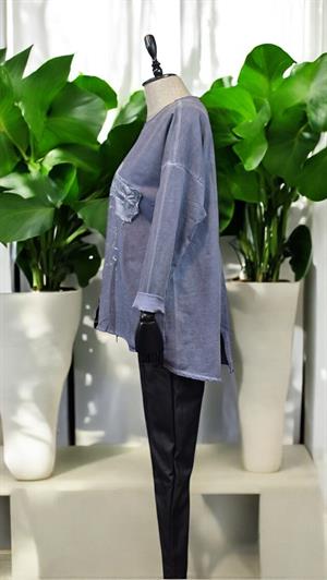 KB-K56030 SHIRT - MAVİ