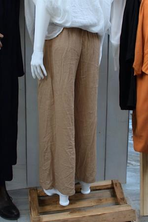 KB KETEN PANTOLON - CAMEL