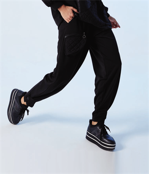 KB-RD21010 CEP DETAY PANTOLON - SİYAH