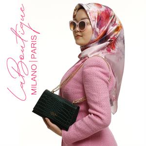 LA BOUTİQUE ÇANTA - 7059/KROKO YEŞİL
