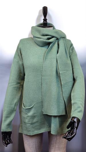 LARA BOYUN TRİKO SWEAT - YEŞİL