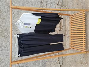 LEVİDOR Spor takım Fermuarlı - SİYAH/BEYAZ