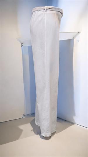 LİKRALI GABARDİN KOT PANTOLON - BEYAZ