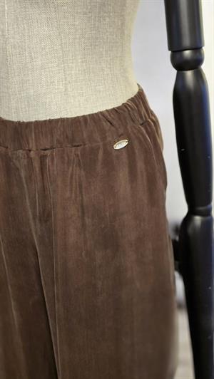MissDalida Bol Paça Cupro Pantolon - Kakao
