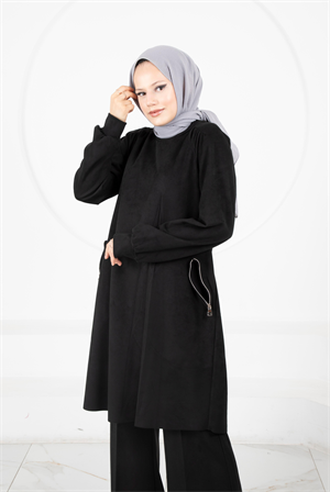 MissWhence 34001 TUNİK -SİYAH
