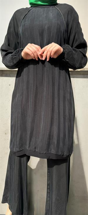 MissWhence 35010 İpek Tunik - SİYAH