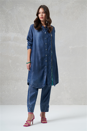 MissWhence 35102 TENCEL PANTOLON - Lacivert