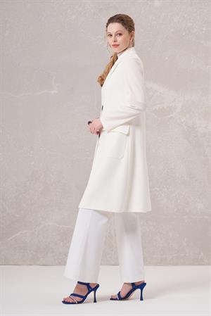 MissWhence 35203 Blazer Ceket - Ekru