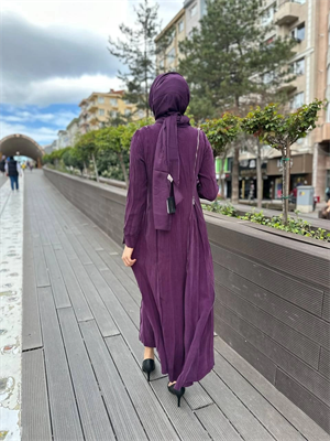 MissWhence 35800 İpek Elbise - MÜRDÜM