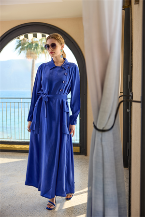 MissWhence 35805 İpek Elbise - Saks