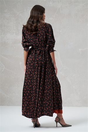 MissWhence 35819 İpek Elbise - Oranj